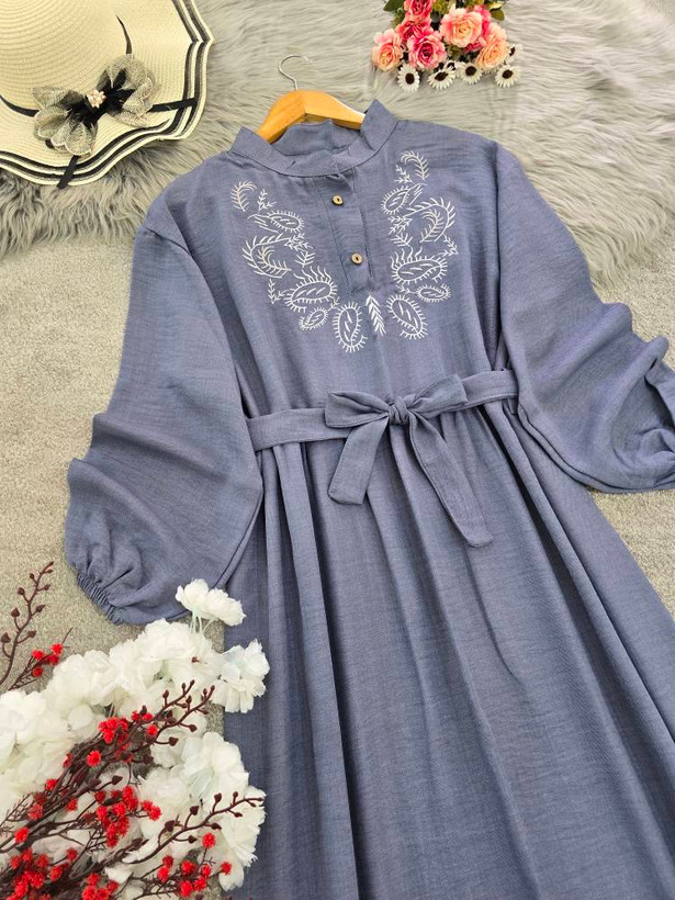 کفتان گلدوزی ترمه🌈 بارنگبندی و کیفیت عالی✅والی7607