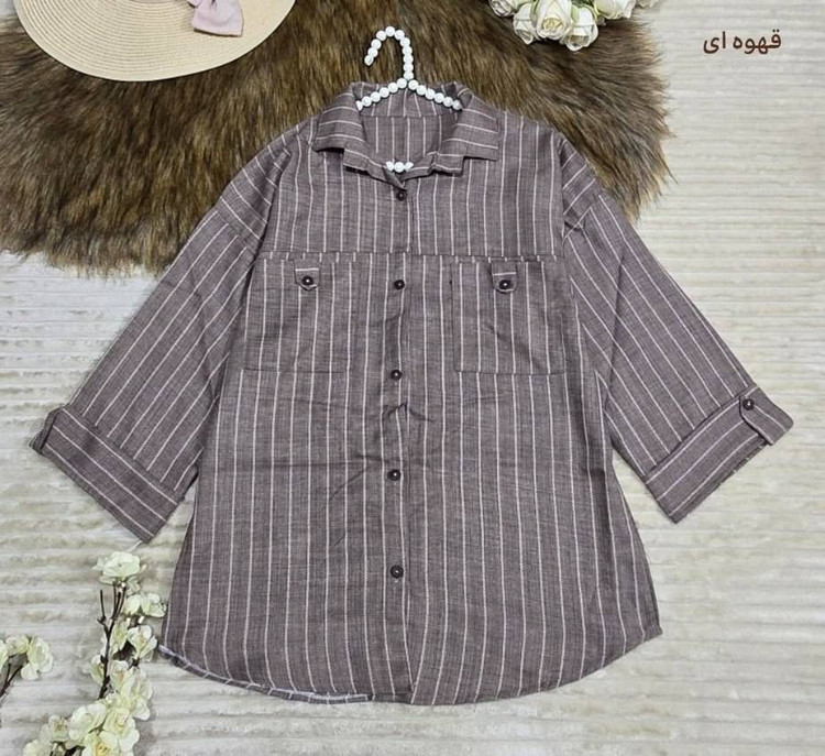 شومیز مانتویی صنم جنس مرغوب😍✅کد 19661 سارین