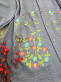 شومیز مانتوی ساناز 🌿 با رنگبندی و سایزبندی ✅والی10235
