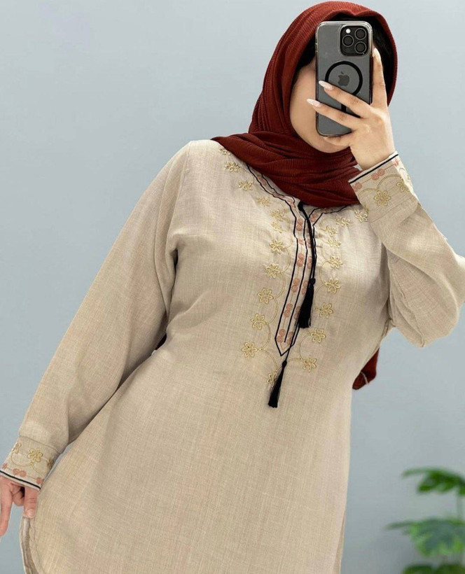 ست تونیک و شلوار سرزمین🌿 با رنگ بندی و کیفیت عالی ✅والی6214
