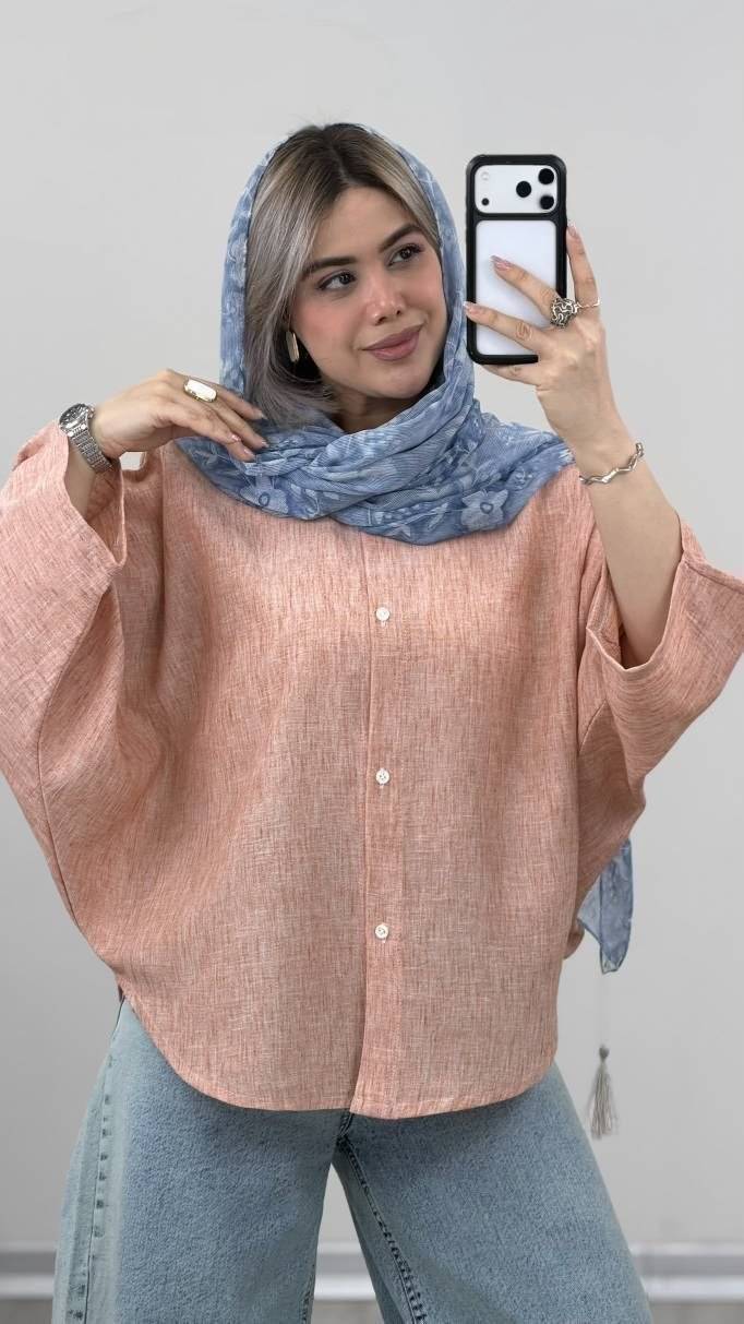 مانتو پانچ لنین ساحل ✅ با رنگبندی و کیفیت عالی 🌈ساری17997