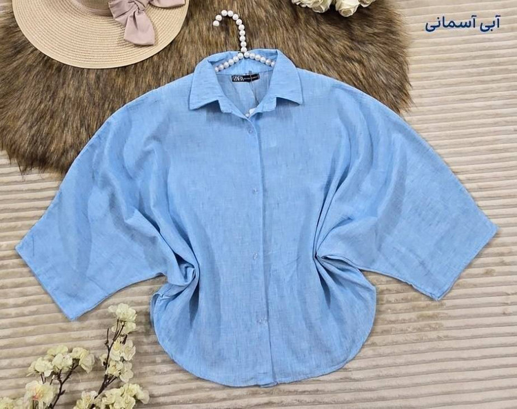 مانتو پانچ لنین ساحل ✅ با رنگبندی و کیفیت عالی 🌈ساری17997