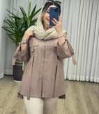 مانتو لنین شقایق 🌈 بارنگبندی و کیفیت عالی✅ساری16067