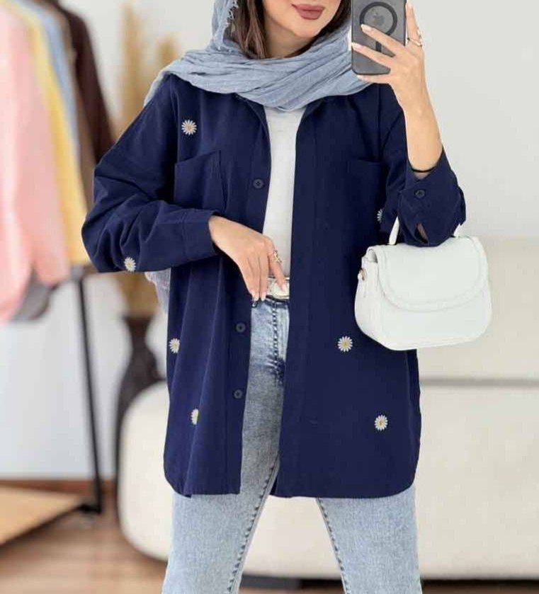 شومیز آسایش کتان لنین درجه یک 🛍🎀💯🌈۲۱۳۲۹ نفیس