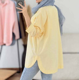 شومیز آسایش کتان لنین درجه یک 🛍🎀💯🌈۲۱۳۲۹ نفیس
