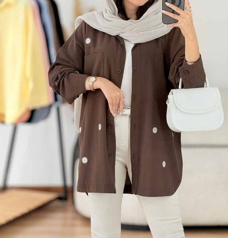 شومیز آسایش کتان لنین درجه یک 🛍🎀💯🌈۲۱۳۲۹ نفیس