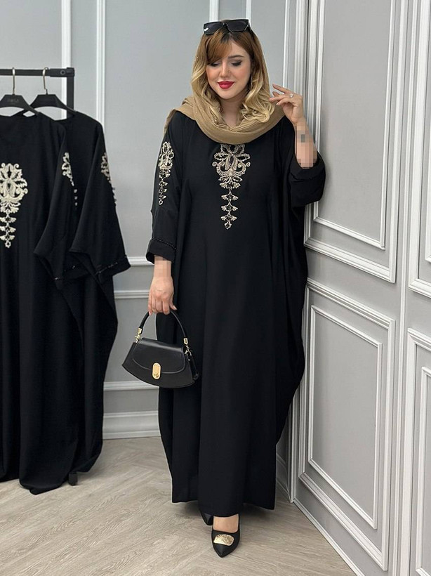 عبایی همدم😍 با پارچه الیزای با کیفیت ✅الیش21317
