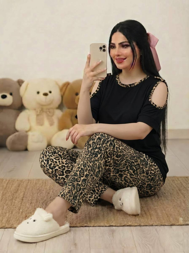 ست تیشرت و شلوار پرنس 🌈 با کیفیت عالی ✅الیش16486