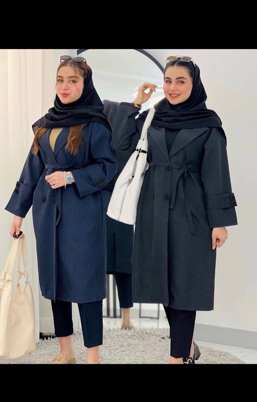 مانتو بلند ساغر دیپلمات اعلا تنخور عالی وشیک در رنگ بندی 🌈 🌈 کد ۶۱۷۴ راشین
