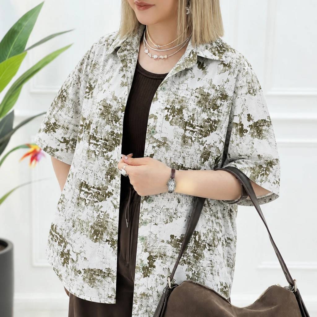 شومیز اطلس آبرنگی 🎀🥰کد 21384 کلار