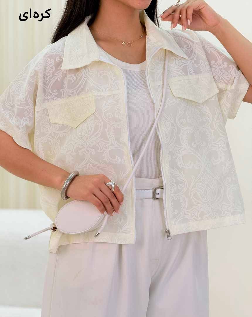وست طرحدار زیبا و شیک 🎀🥰کد21330 ترمه