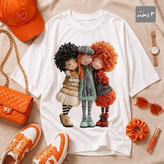 تیشرت لانگ عروسکی 🎀🥰کد 701 آدراپانا