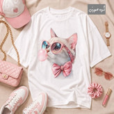 تیشرت لانگ عروسکی 🎀🥰کد 701 آدراپانا