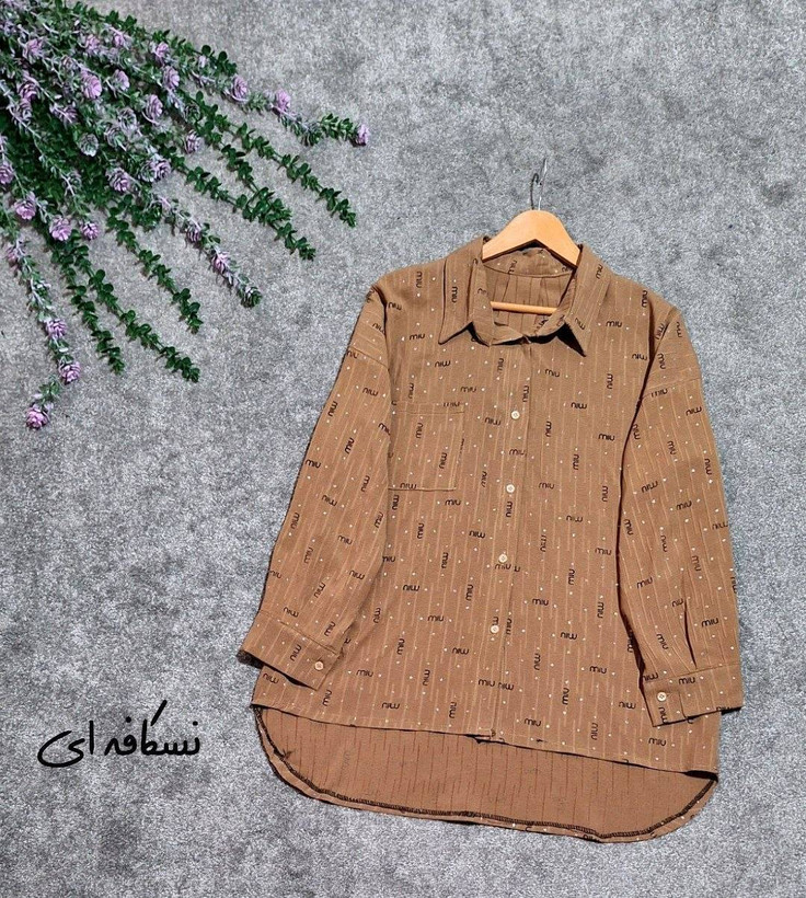 شومیز مانتویی حنانه 🥰🎀کد 535 آدراپانا