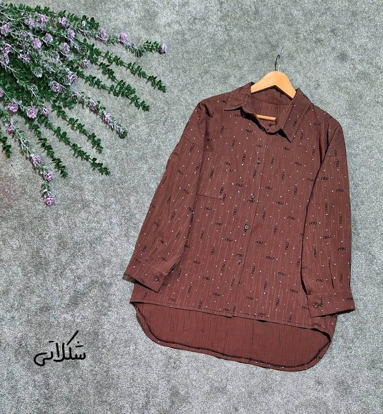 شومیز مانتویی حنانه 🥰🎀کد 535 آدراپانا