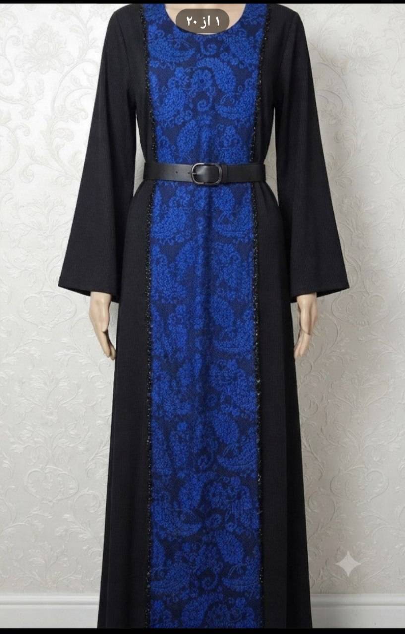 ماکسی پیراهنی ماهک 🌿 با کیفیت عالی ✅ارغوان100784