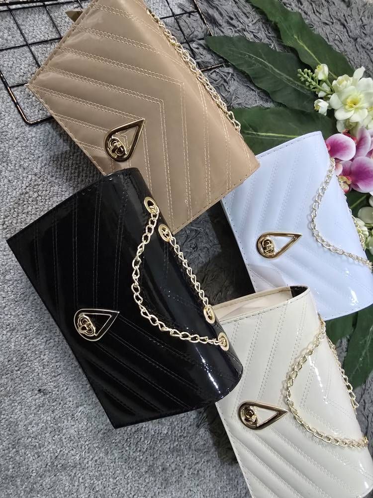کیف مونا چرمی ورنی 💯🎀🛍🌈۱۶۲۹۷ نفیس