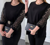 شومیز آستین پنجره ای الیزه درجه یک 🌈🛍🎀💯۱۶۲۸۵ نفیس
