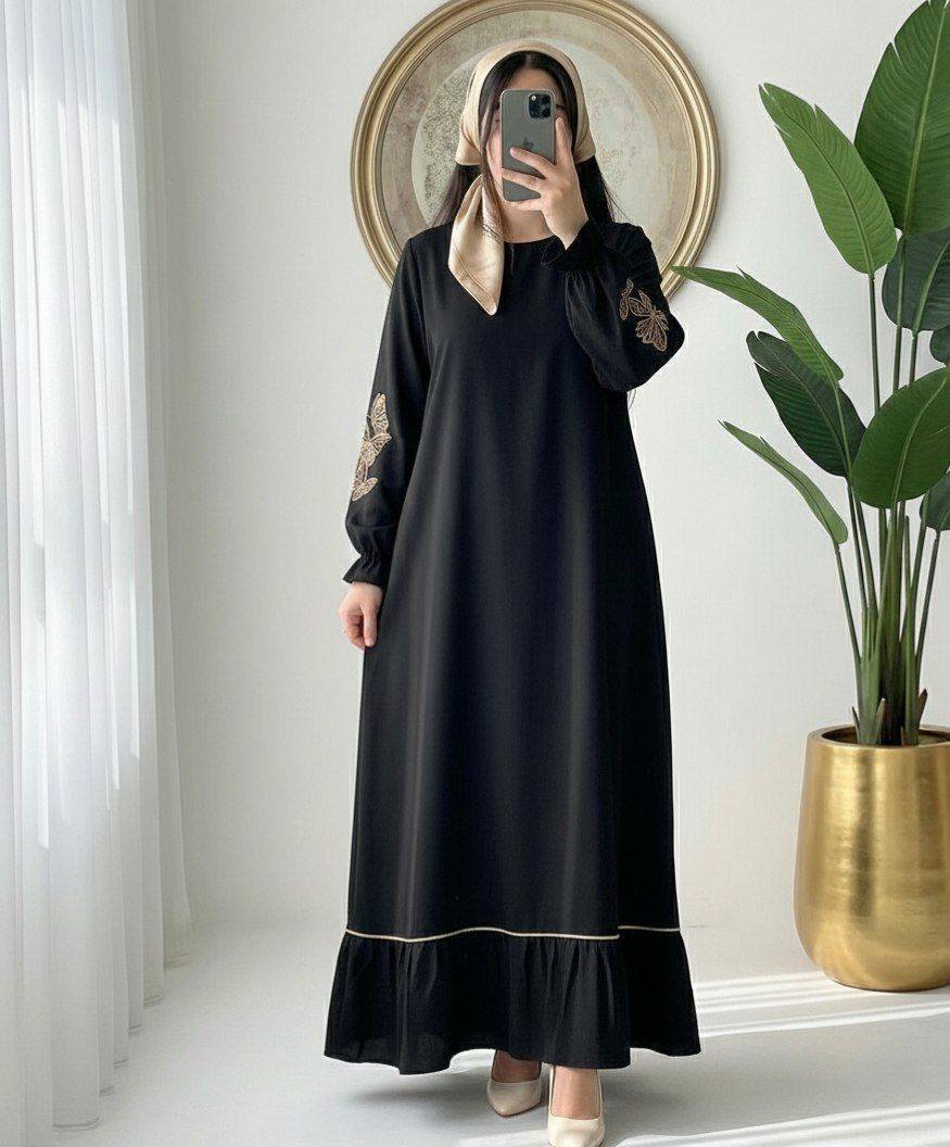 عبای ترند چیندار 🌿 با کیفیت بسیار عالی ✅ارغوان100741