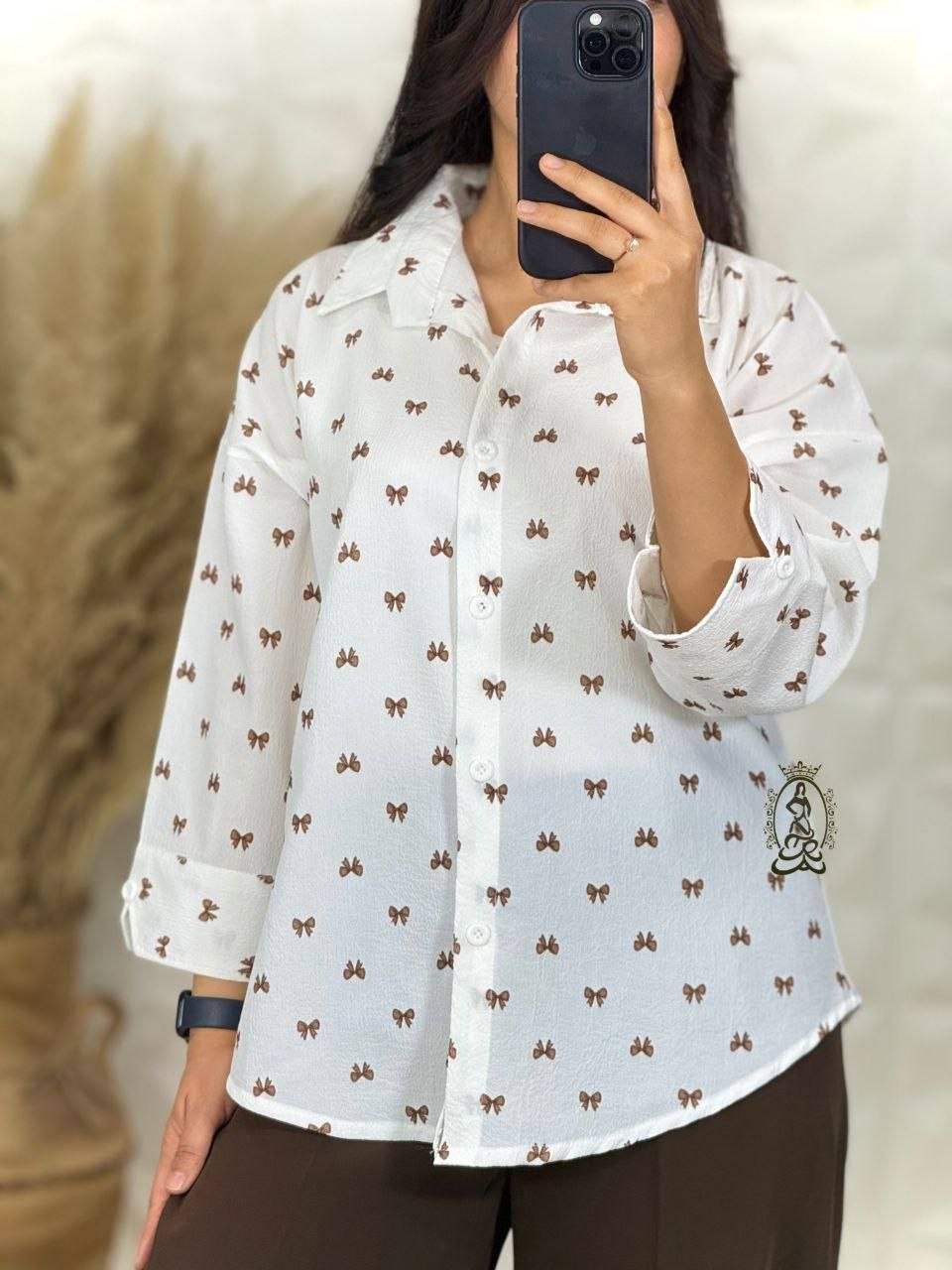 شومیز جذاب پاپیون با قیمت عالی🌈💯🎀۷۵۹۸۵ شهرزاد