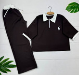 ست تیشرت وشلور polo🌈با رنگ بندی و کیفیت عالی✅الیش21212