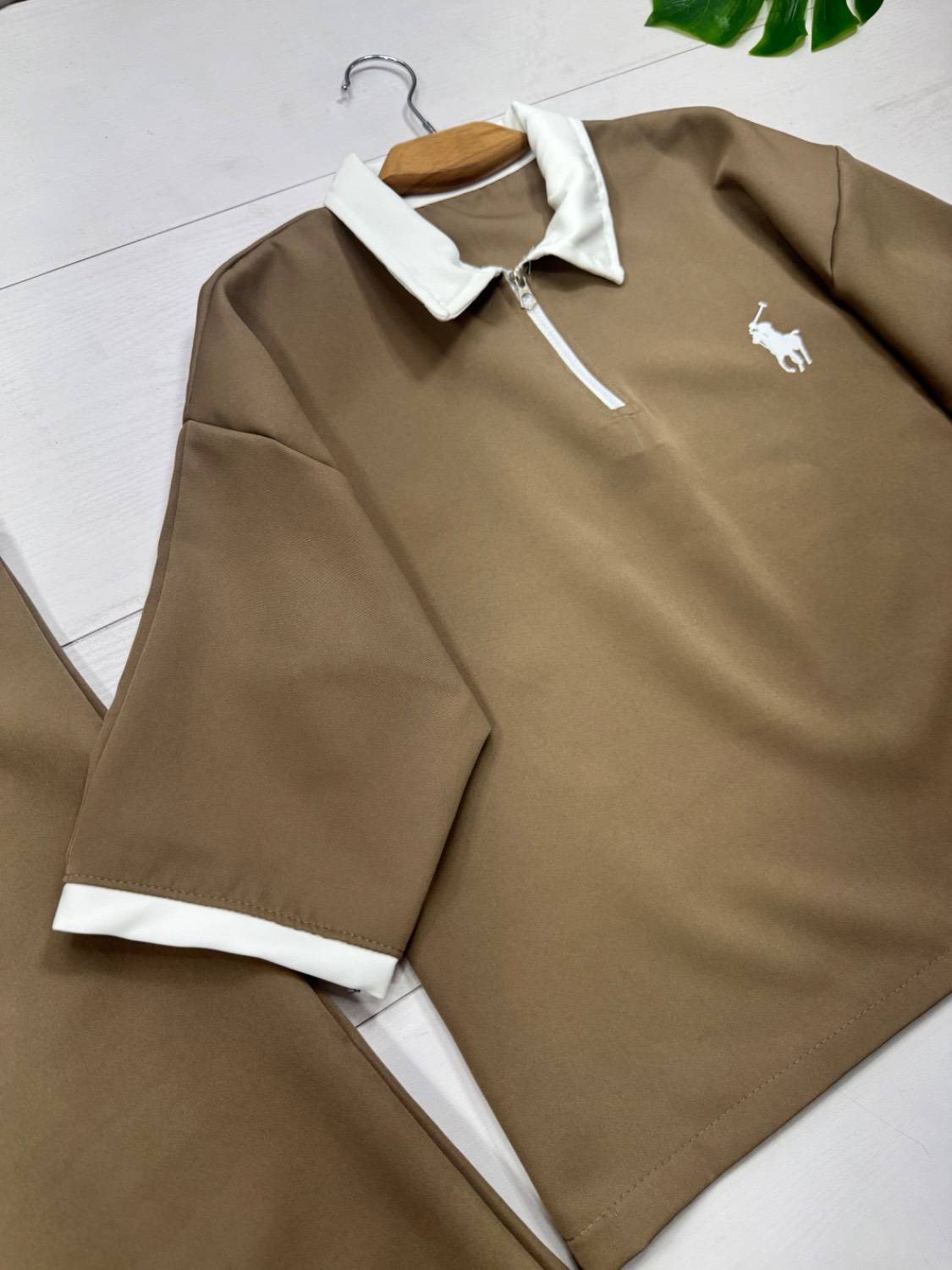 ست تیشرت وشلور polo🌈با رنگ بندی و کیفیت عالی✅الیش21212