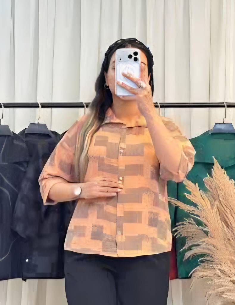 شومیز باکسی طرح چهارخونه 🌿 با کیفیت عالی و رنگ بندی متنوع 👌تارا75971