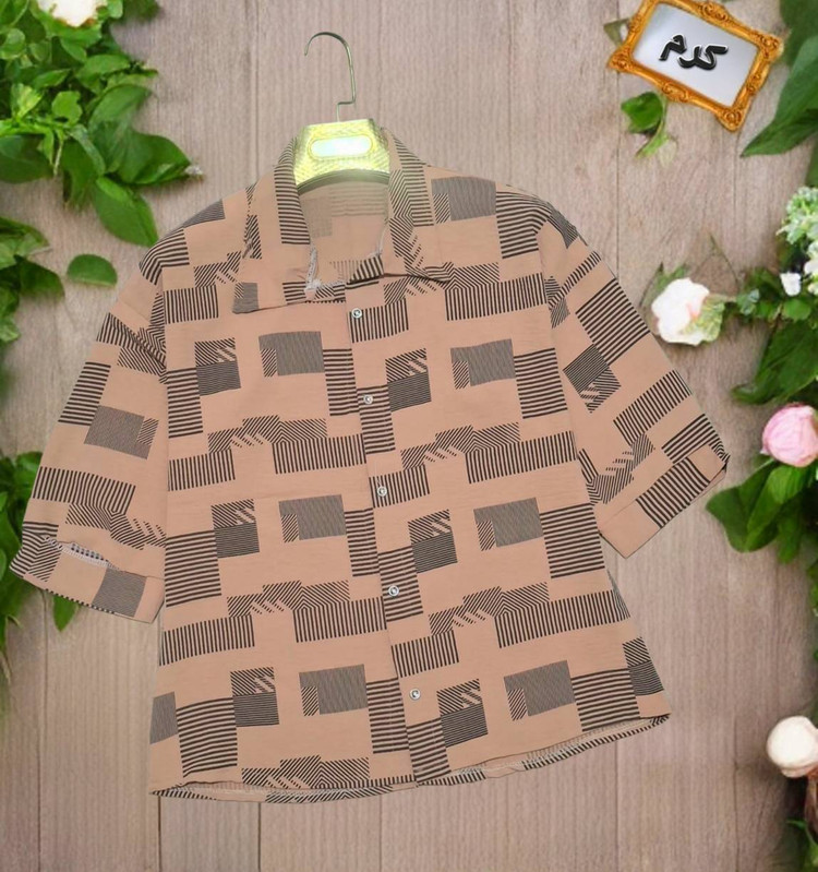 شومیز باکسی طرح چهارخونه 🌿 با کیفیت عالی و رنگ بندی متنوع 👌تارا75971