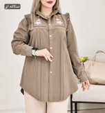 شومیز بانو کتان لنین 💯🌈🛍🎀۲۱۴۳۶ نفیس