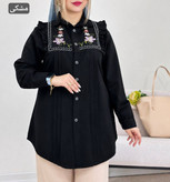 شومیز بانو کتان لنین 💯🌈🛍🎀۲۱۴۳۶ نفیس