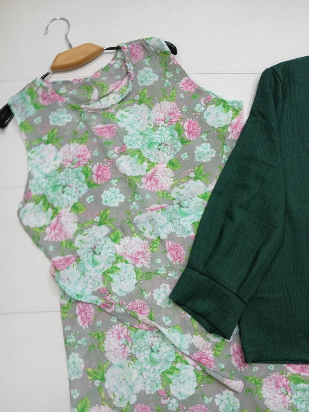 سارافون و شومیز یکتا 🌿 با رنگ بندی و کیفیت بسیار عالی ✅الیش21467