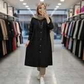 مانتو بلند شایسته 🌿 با پارچه شانتون✅ با کیفیت بسیار عالی 🌿والی21421