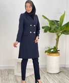 ست مانتو و شلوار اداری دیپلمات 🌿 با کیفیت بسیار عالی ✅ ارغوان100795